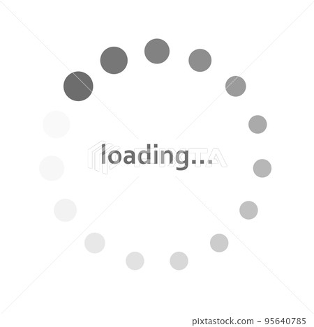 Circle scale download status, download progress on white background - Vector Circle scale download status, download progress on white background - Vector 95640785