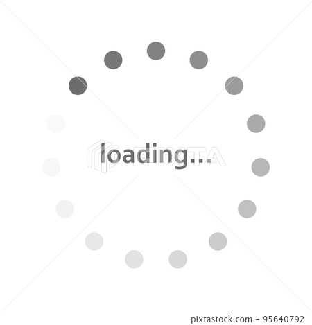 Circle scale download status, download progress on white background - Vector Circle scale download status, download progress on white background - Vector 95640792
