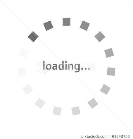 Circle scale download status, download progress on white background - Vector Circle scale download status, download progress on white background - Vector 95640793