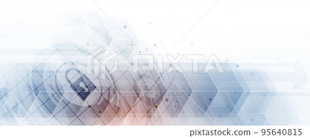 Cybersecurity and information or network protection. Future technology web services for business and internet project Cybersecurity and information or network protection. Future technology web services for business and internet project 95640815