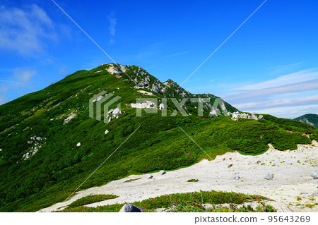來自中央阿爾卑斯山池山林道路線的宇都木山 來自中央阿爾卑斯山池山林道路線的宇都木山 95643269