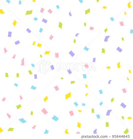 Confetti pastel color background material 95644643