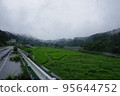 countryside in the rain 95644752