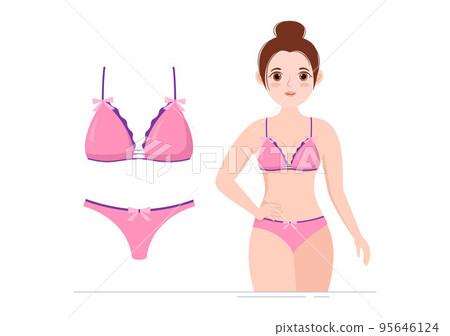 Collection of Stylish Woman Lingerie, Bra and Undies Underwear