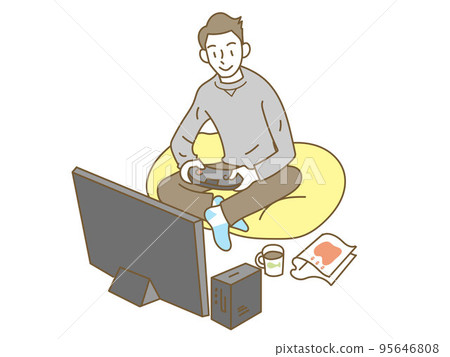 打比賽的年輕人 打比賽的年輕人 95646808