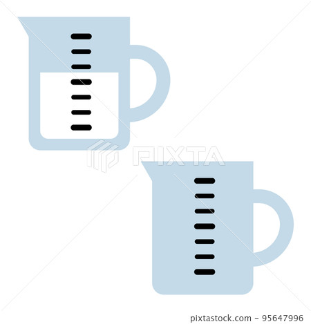 簡易量杯(空/裝滿牛奶) 簡易量杯(空/裝滿牛奶) 95647996