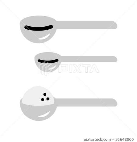 Simple measuring spoon (large/small) 95648000