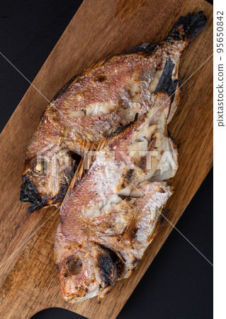 Sea bream grilled fish 95650842