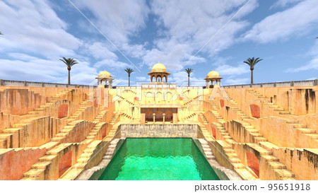palace courtyard 95651918