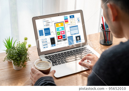 UX UI design process for modish mobile application and website 95652010