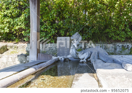 Dragon at the chozuya of Horyu-ji Temple (Saiin Garan) 95652075