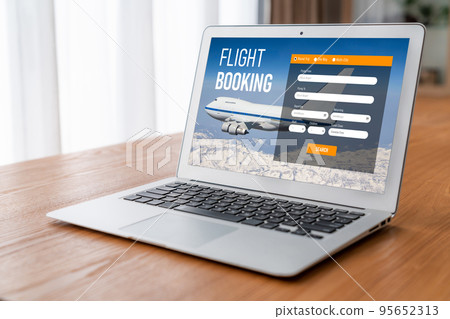 Online flight booking website provide modish reservation system 95652313