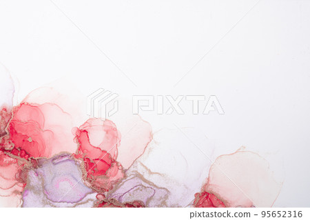 Marble ink abstract art from meticulous original painting abstract background Marble ink abstract art from meticulous original painting abstract background 95652316
