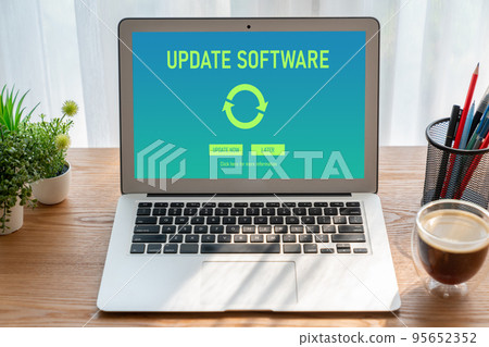 Software update on computer for modish version of device software Software update on computer for modish version of device software 95652352