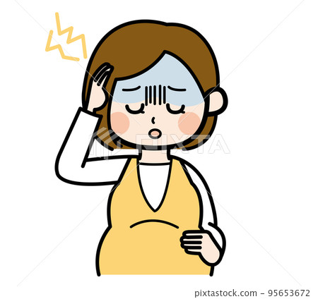 有頭疼的孕婦 95653672