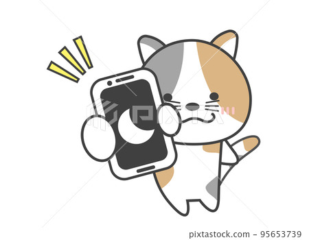 智能手機睡眠模式貓 95653739