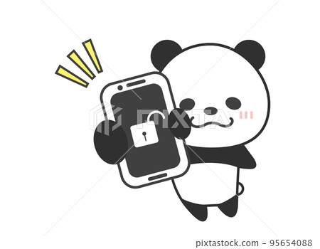 智能手機解鎖熊貓 智能手機解鎖熊貓 95654088