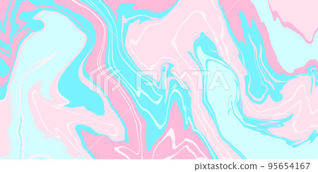 Vector Light Pink and Blue Marble Pattern 95654167