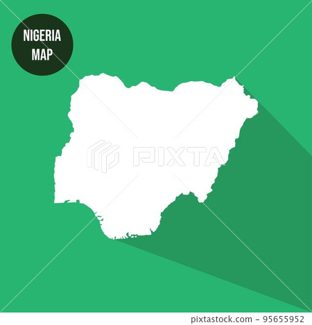 Icon Nigeria Map Illustrations Colored Vector Icon Nigeria Map Illustrations Colored Vector 95655952