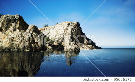 Baltic Sea coast on the rocky island Baltic Sea coast on the rocky island 95656175