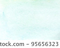 Abstract water background, hand painted blue watercolor texture, illustration 95656323