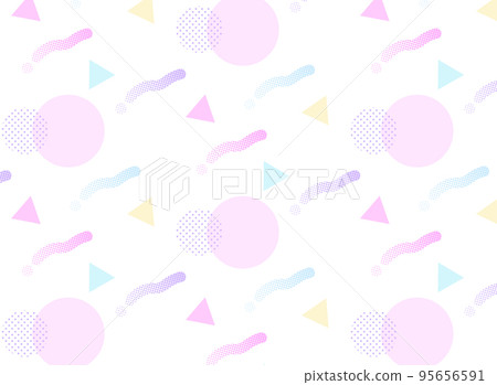 Geometric pop memphis seamless pattern 95656591