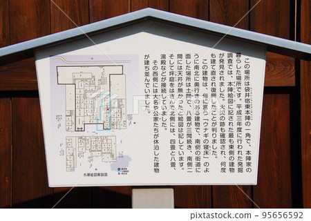 Fukuroijuku 東本陣(靜岡縣福井市)的說明板 Fukuroijuku 東本陣(靜岡縣福井市)的說明板 95656592