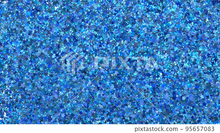 背景充滿藍色星形閃光 16:9 閃閃發光 95657083