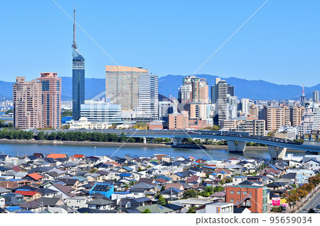 福岡市福岡塔的風景 福岡市福岡塔的風景 95659034