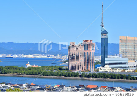福岡市福岡塔的風景 福岡市福岡塔的風景 95659039