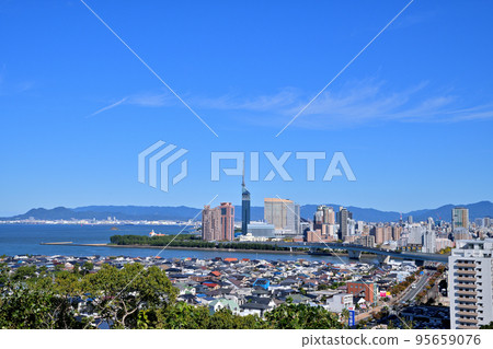 Scenery of Fukuoka City Fukuoka Tower 95659076