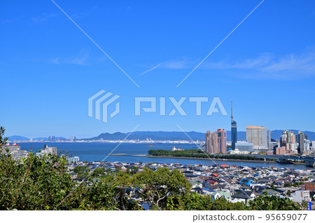 Scenery of Fukuoka City Fukuoka Tower 95659077