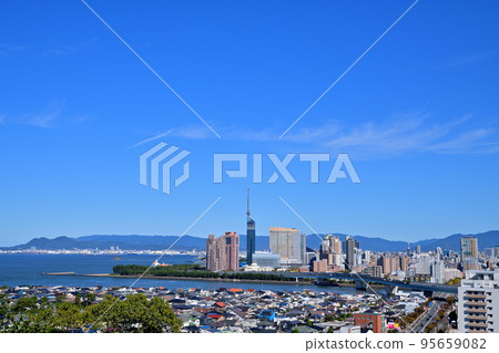 福岡市福岡塔的風景 福岡市福岡塔的風景 95659082