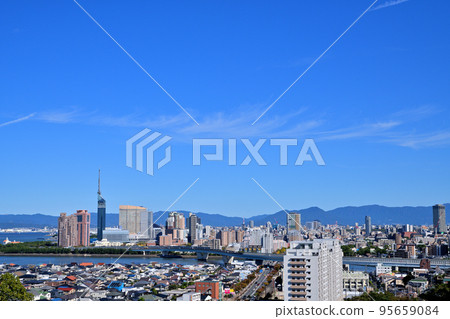 Scenery of Fukuoka City Fukuoka Tower 95659084