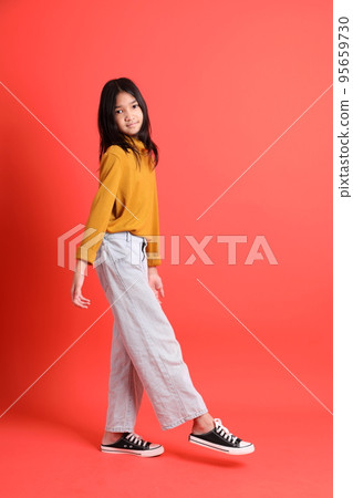 Colorful Asian Kid 95659730