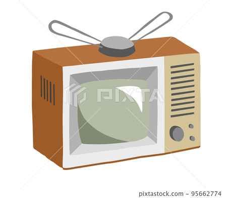 昭和復古家電電視（不帶腿） 95662774