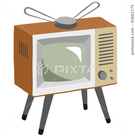 昭和復古家電電視（帶腿） 95662775