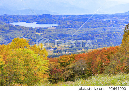 秋葉觀賞妙高山和天空纜車 95663000