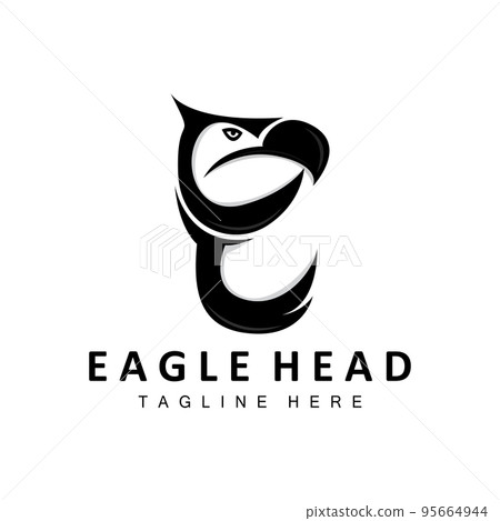 Eagle Head Logo Design, Flying Feather Animal Wings Vector, Product Brand Icon Illustration Eagle Head Logo Design, Flying Feather Animal Wings Vector, Product Brand Icon Illustration 95664944