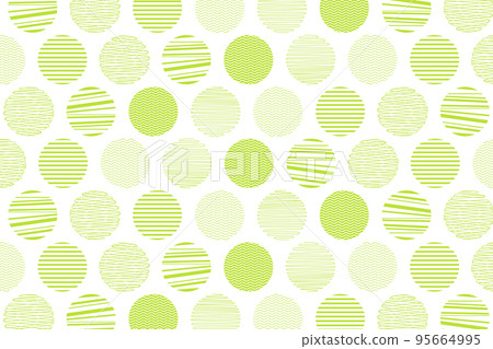 green polka dot illustration 95664995