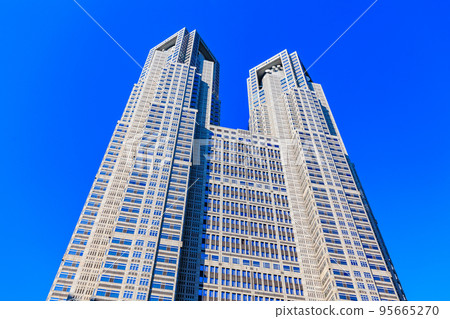 東京都西新宿區東京都第1本館的街景 東京都西新宿區東京都第1本館的街景 95665270