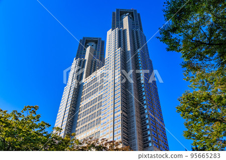 Tokyo Cityscape of Nishi-Shinjuku Tokyo Metropolitan Government No. 1 Main Building 95665283