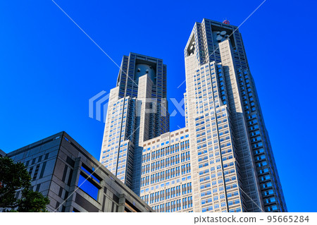 東京都西新宿區東京都第1本館的街景 東京都西新宿區東京都第1本館的街景 95665284