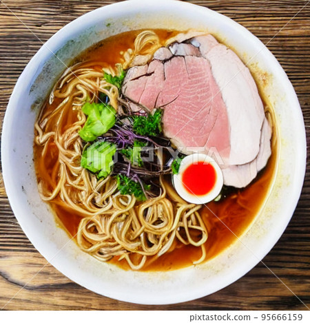 Soy sauce ramen 95666159