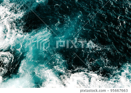 Stormy water background, water element, Adriatic Sea, Dubrovnik, Croatia Stormy water background, water element, Adriatic Sea, Dubrovnik, Croatia 95667663