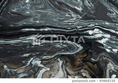 Abstract background from flowing colored liquid paints Abstract background from flowing colored liquid paints 95668538