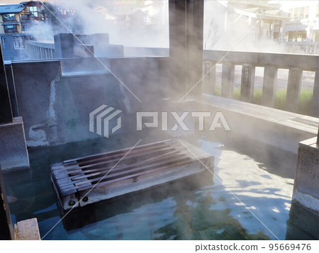 Kusatsu hot spring yubata Kusatsu hot spring yubata 95669476