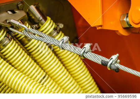 Plastic corrugated pipes in agricultural machinery. 95669596