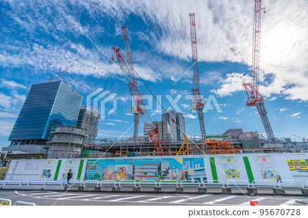 The cityscape of Tokyo, Japan: the ever-changing Nakano Station area. Urban redevelopment and Nakano station redevelopment = October 23 The cityscape of Tokyo, Japan: the ever-changing Nakano Station area. Urban redevelopment and Nakano station redevelopment = October 23 95670728