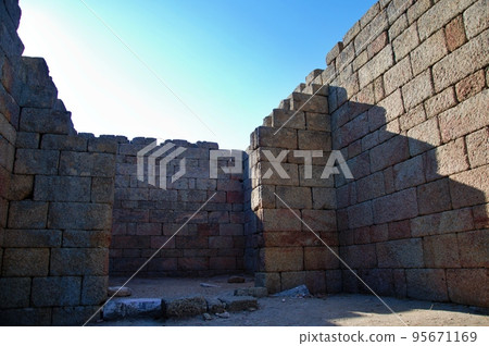 The Temple of Athena in the ancient city of Latmos Herakleia, in the village of Kapikiri, on the eastern side of Lake Bafa, 95671169